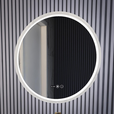 LED 백리트 욕실 배너티 미러는 스크린의 연무를 제거하여 탑재되는 것으로 벽으로 둘러쌉니다