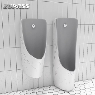 340*270*750mm WC 벽은 남자들 위생 도기를 위한 소변기 화장실을 탑재했습니다