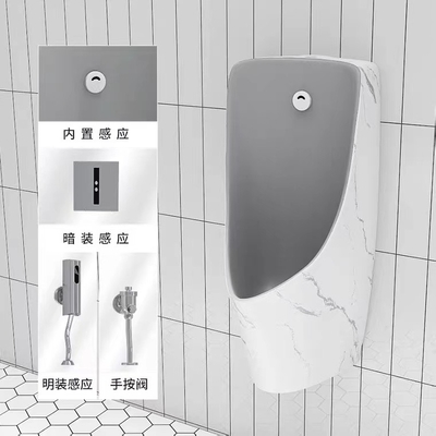 340*270*750mm WC 벽은 남자들 위생 도기를 위한 소변기 화장실을 탑재했습니다