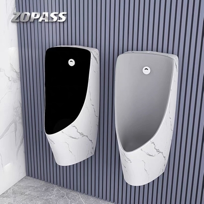 340*270*750mm WC 벽은 남자들 위생 도기를 위한 소변기 화장실을 탑재했습니다