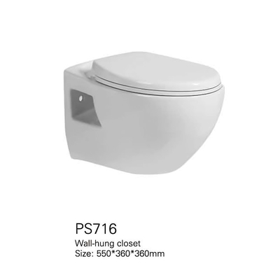화장실 테가 없는 벽을 구하는 650*350*805mm 두 조각 공간은 증가했습니다