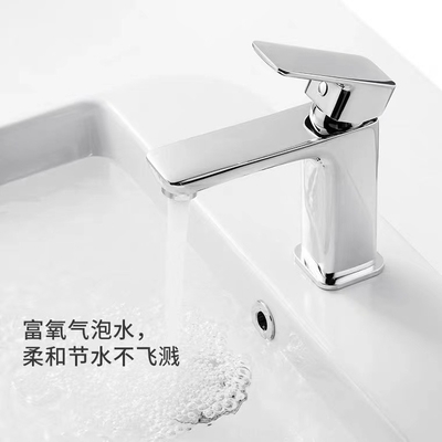 SS304 162*53*159mm 위생 도기 꼭지 갑판은 단일의 핸들을 탑재했습니다
